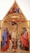 Antonio Fiorentino Crucifixion with Madonna and St.John